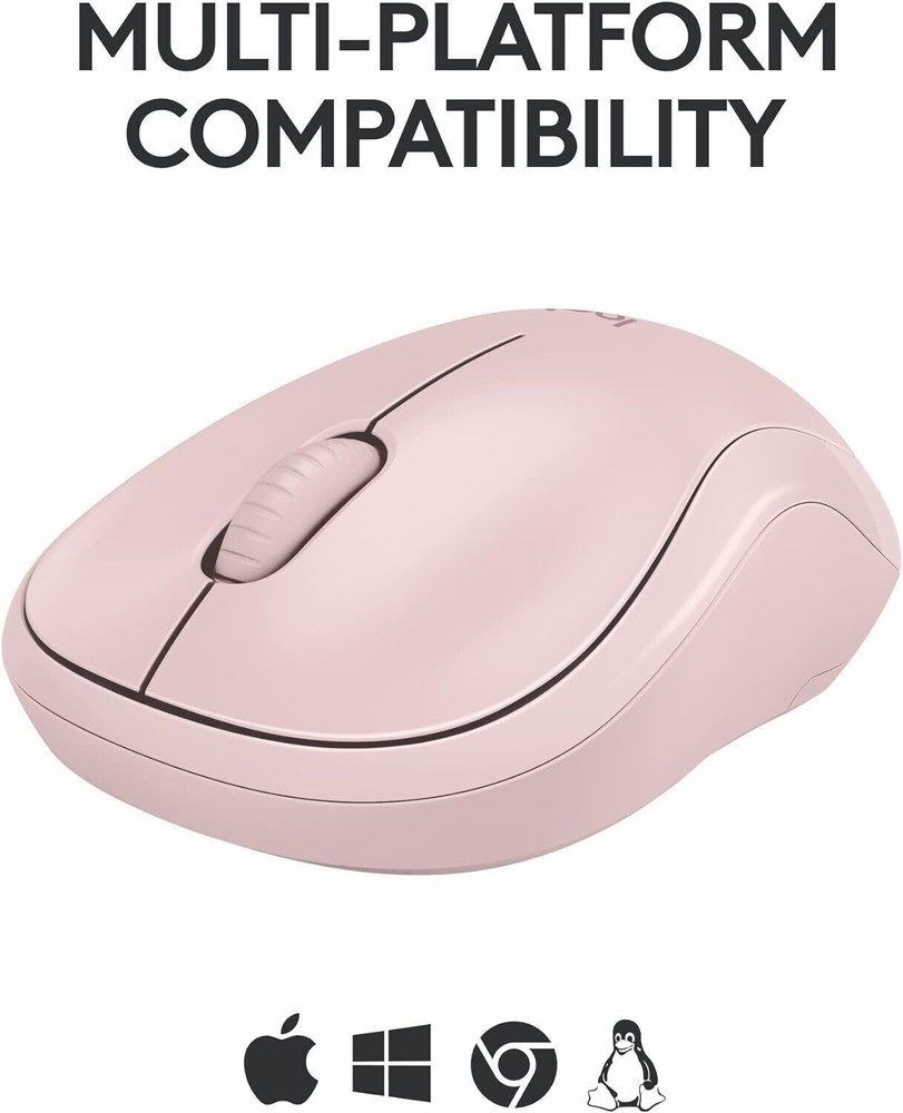Logitech - M240 Silent Wireless Mouse - Rose 910-007117