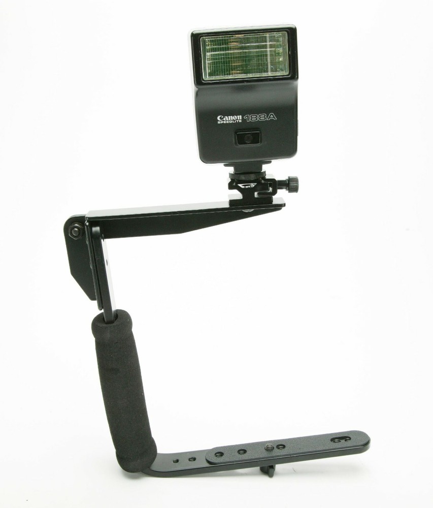 Bower Stroboframe Flash Bracket With Shoe Mount For 35mm Cameras. Ex.