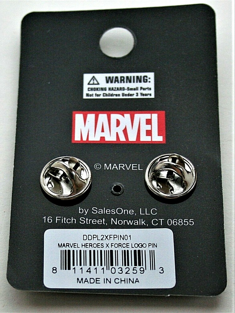 Marvel Comics Heroes X-Force Logo Lapel Pin New MOC