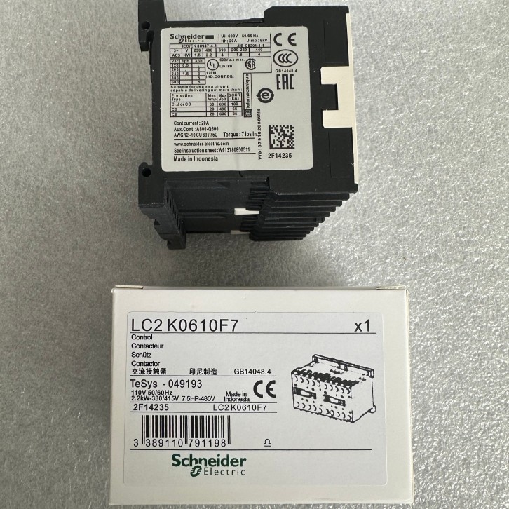 1PCS Schneider New Contactor LC2K0610F7 LC2K0910B7 LC2K1210F7 LC2K1210B7