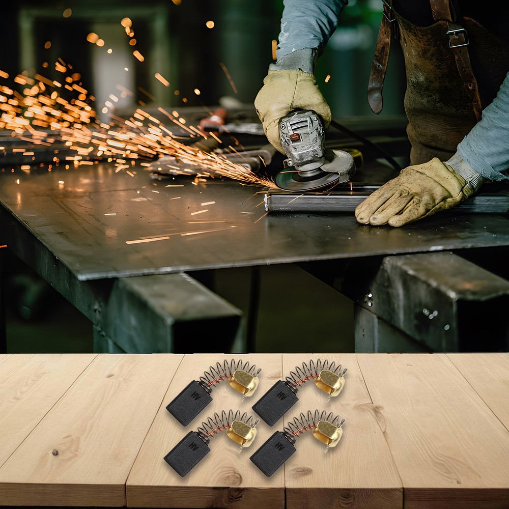 Essential Replacement Carbon Brushes for DWP849 For angle Grinder 4 Count