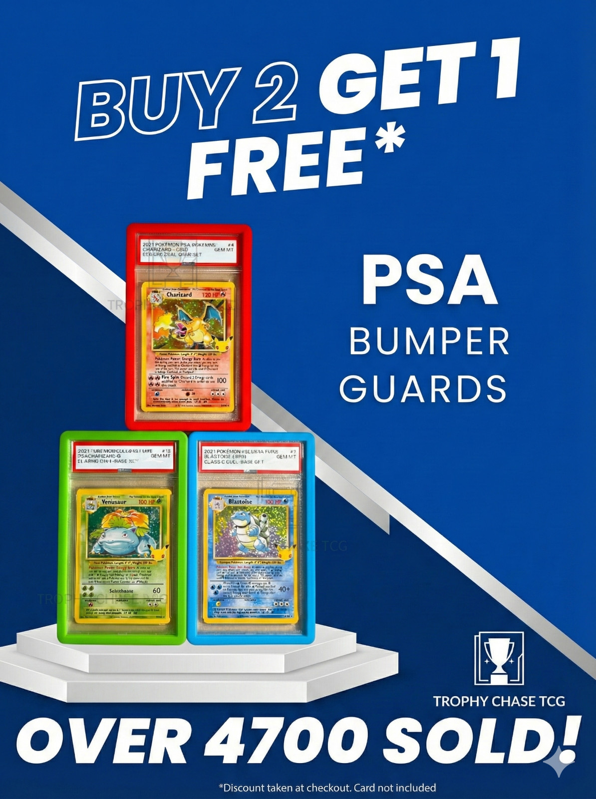 PSA Slab Protectors - Bumper Guards - 15 Colors - Fast Shipping - TrophyChaseTCG