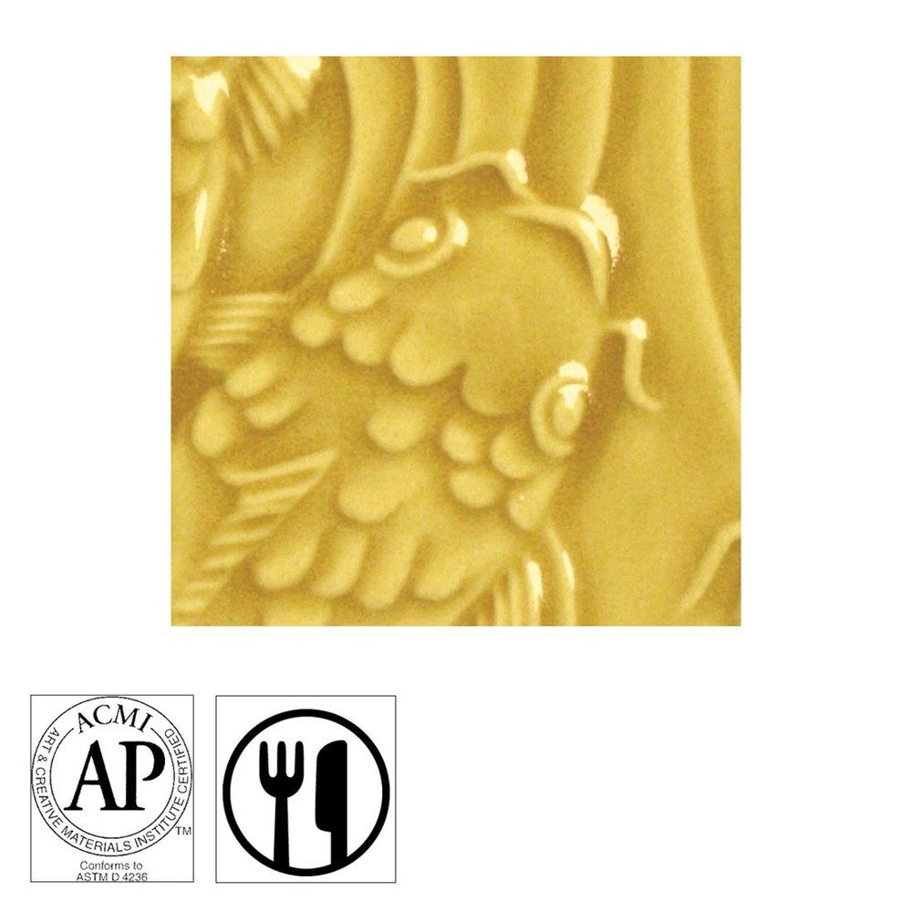 AMACO Gloss Glaze Dark Yellow