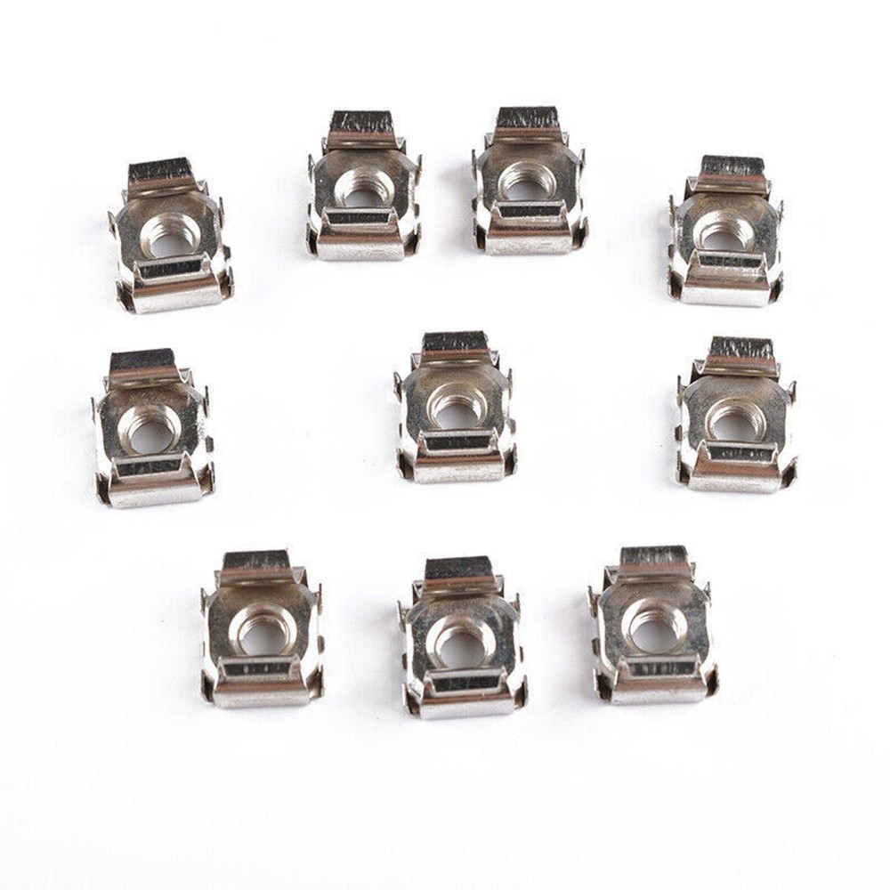 10pcs M5 Mounting Screws& Cage Nuts For Server Network AV Rackmount Equipment M