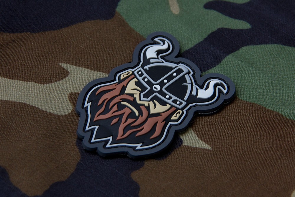 MilSpec Monkey Viking Warrior Head 1 Warrior Series PVC Morale Patch
