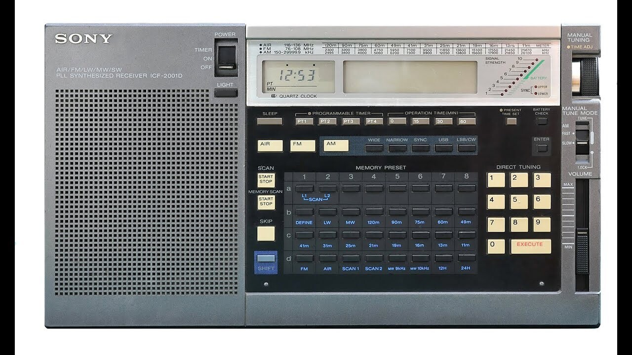 Sony ICF-2010 / ICF-2001D Battery Cover / Door / Lid / Hatch. 3D Printed