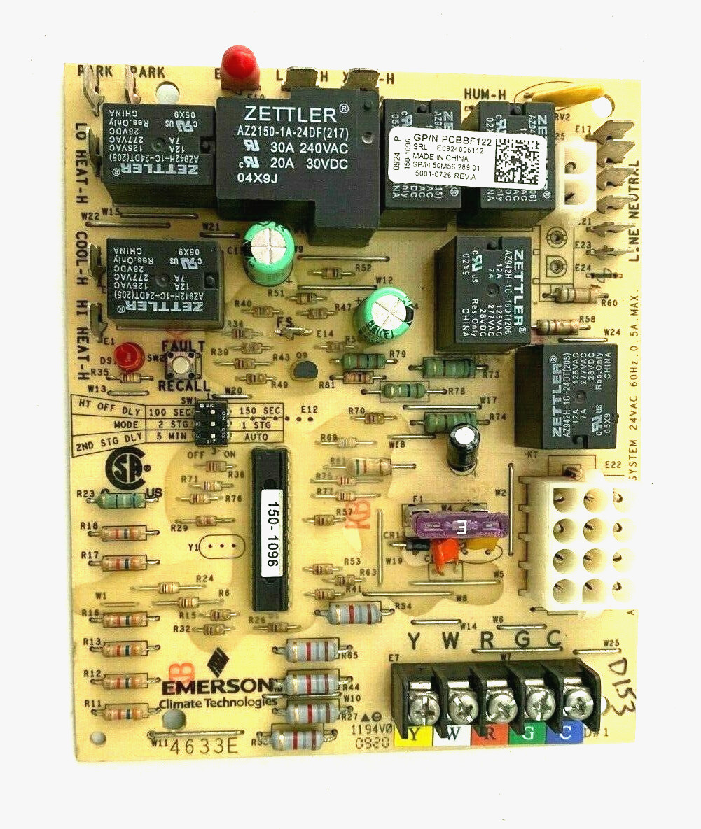 Goodman PCBBF122 Gas Furnace Control Circuit Board 50M56-289-01 used #D153