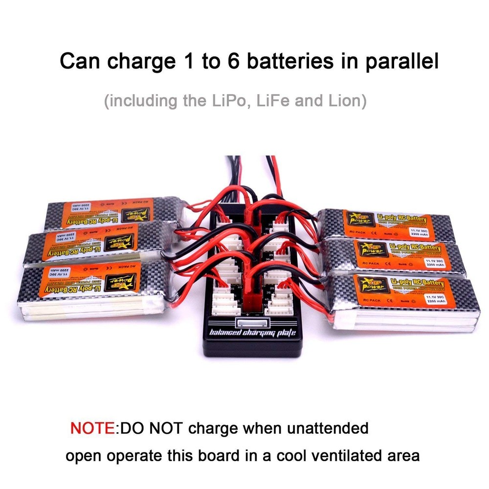 New XT60 T-Type Parallel Balance Charging Board Common Sense Paraboard