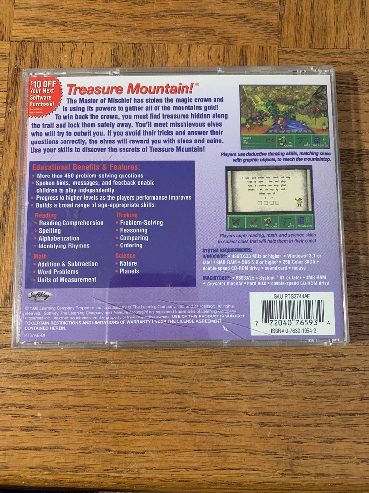 Treasure Mountain Computer Software