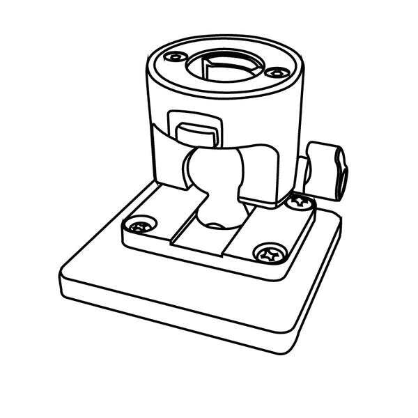MyGoFlight JMT-5015 Compact Bolted Adhesive Base