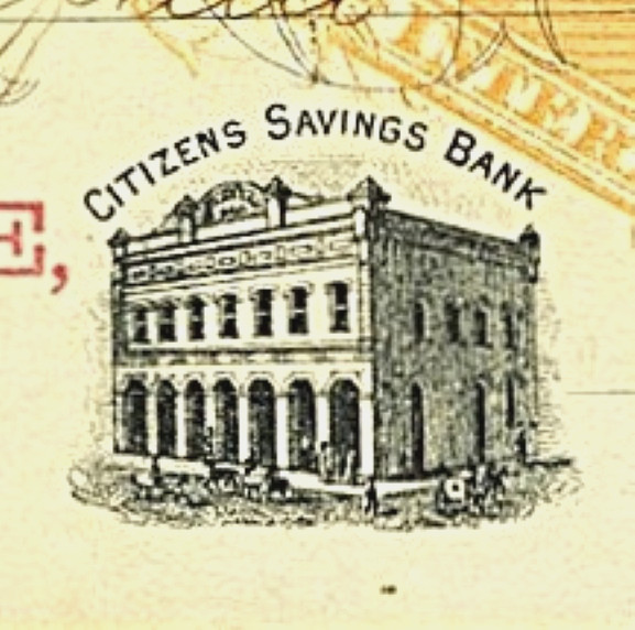TX $115 JEFFERSON Texas The Citizens Saving Bank April 9th, 1881 bank check
