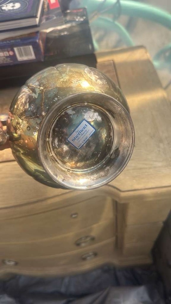 Sheffield Silverplate Victorian Pitcher