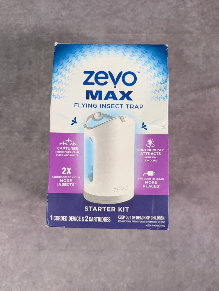 Max Flying Insect Trap Starter Kit (1 Trap, 2 Cartridges)
