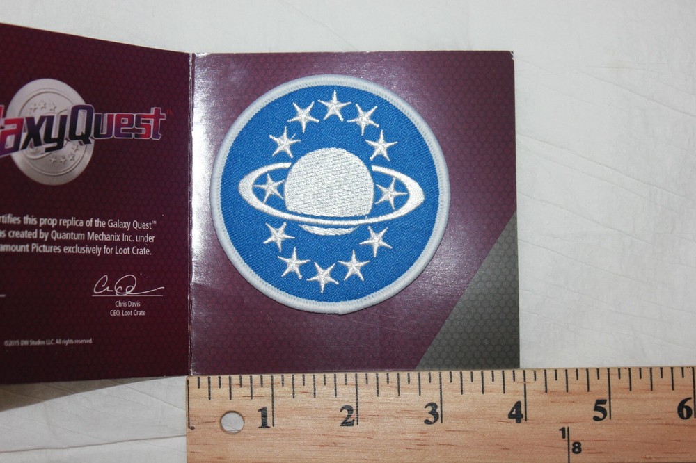 Loot Crate Galaxy Quest Emblem Patch New