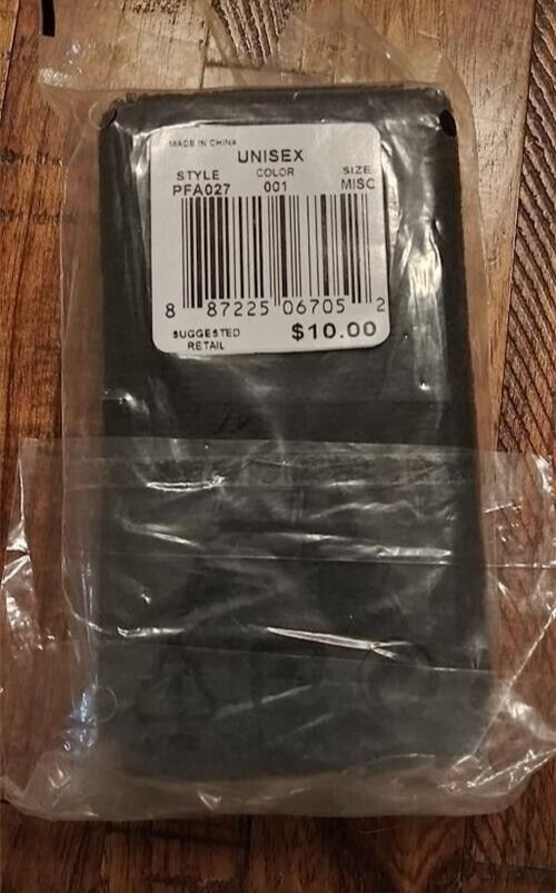 Solid Black Doublewide Tennis Wristbands Sweatbands Basketball 5" L x 3" Wide