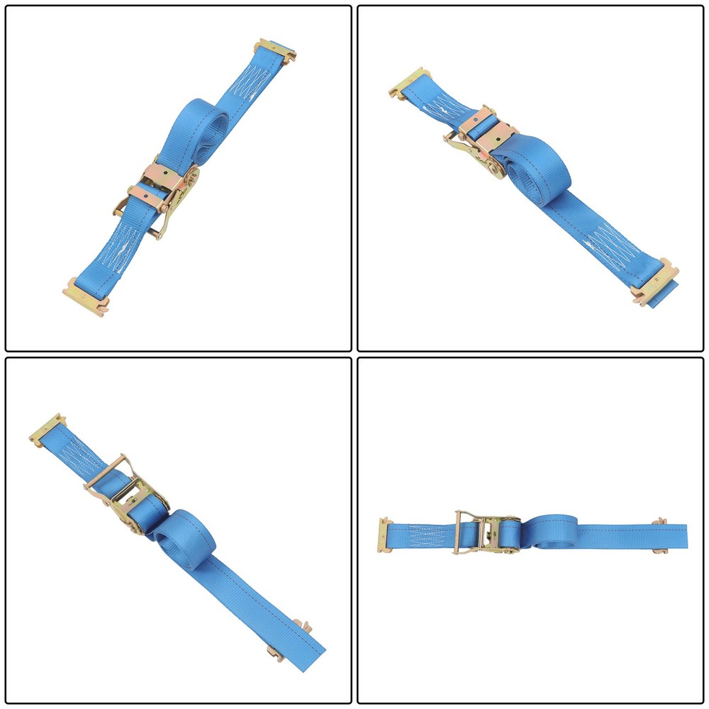 Labwork Wheel Chock Tie-Down 4PCS E Wheel Chock 2PCS 7.5' Tie-Down Strap For ATV