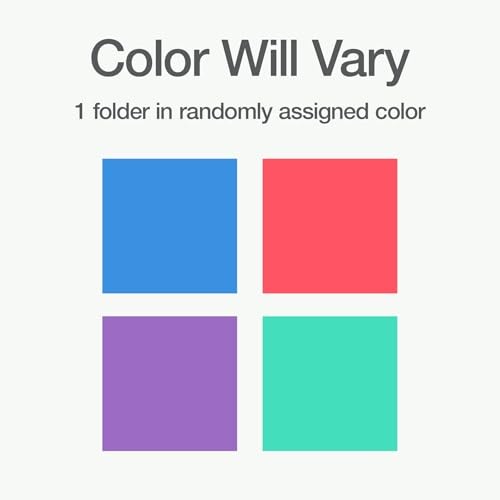 Poly 8-Organizer, Letter Size Folder, Durable Translucent Poly, Wire Pocket