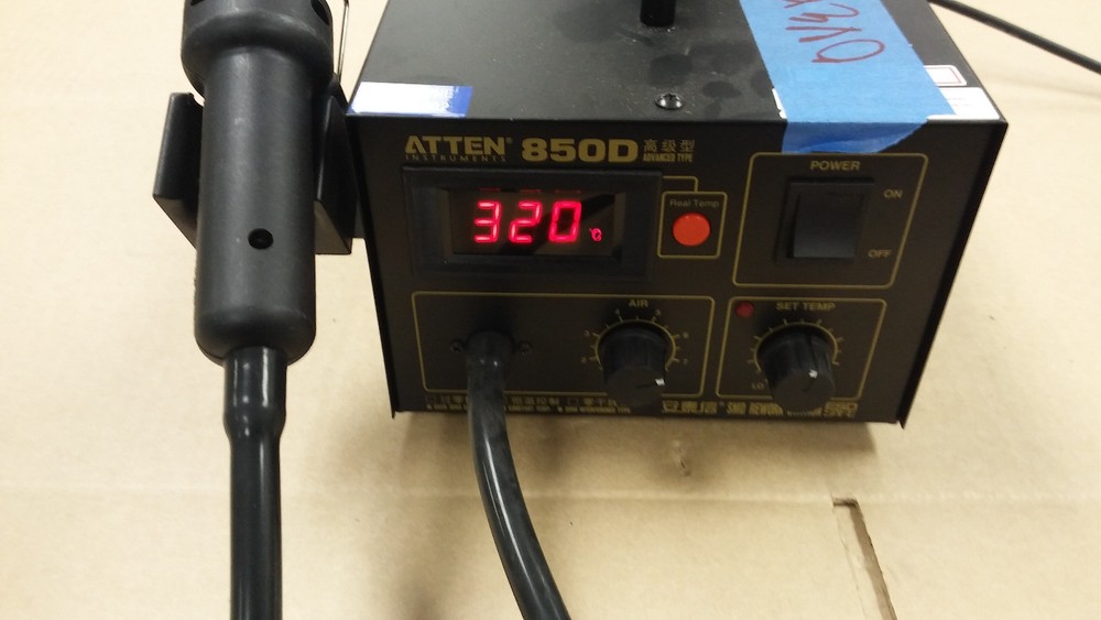ATTEN Electronics 850D Advanced Type Digital ESD Safe SMD Rework Station