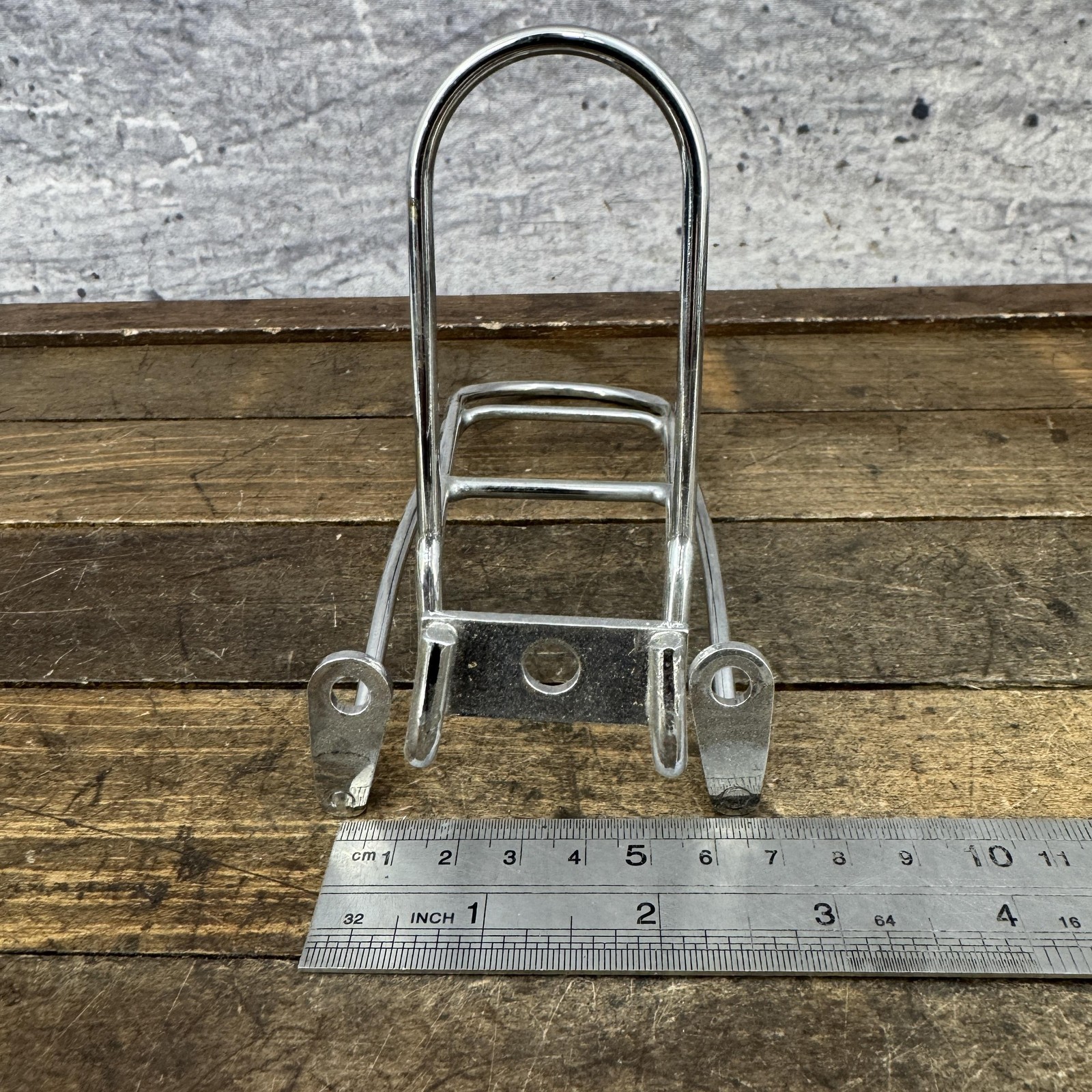 Vintage TA Front Rack NOS Brake Post Mount Carrier Steel France Porteur Chrome