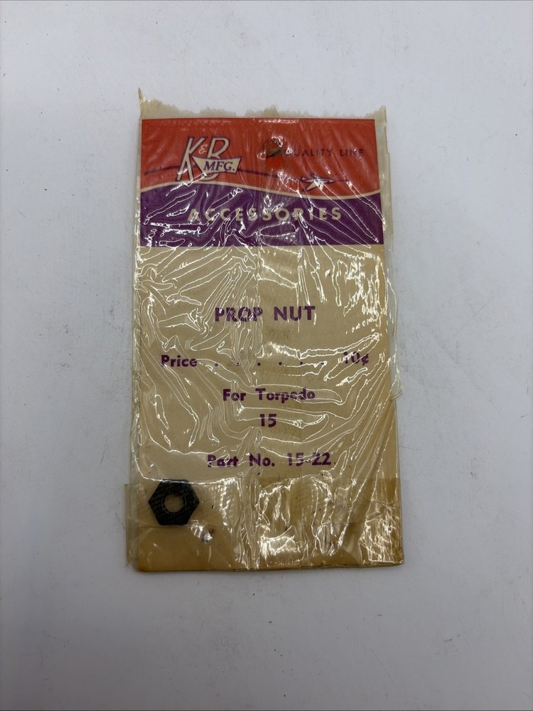 K&b Torpedo 15 Prop Nut 15-22 B130
