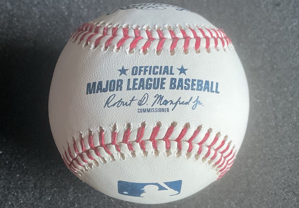 DREW WATERS AUTHENTIC AUTOGRAPHED “Manfred” ROMLB KC ROYALS