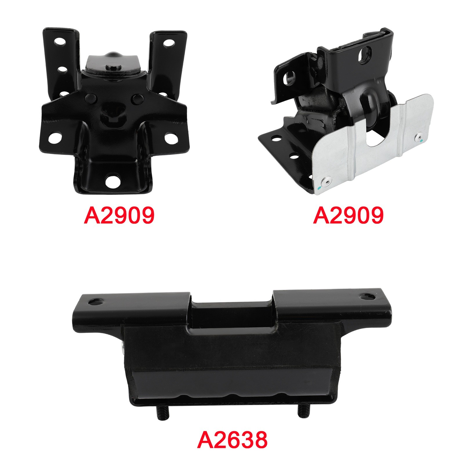 3Pcs Engine Mount Trans Mount Kit For 1999-2007 GMC Sierra 1500 4.8L 5.3L 6.0L