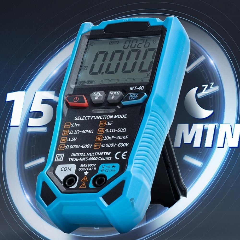MT40 Digital Multimeter with High Definition Display and Fast Sampling Rate