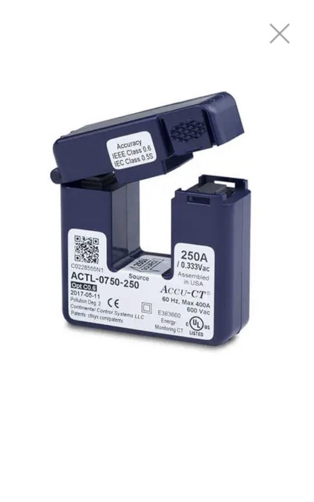 Danfoss Split-Core Current Transformer, 250A CTS0750250