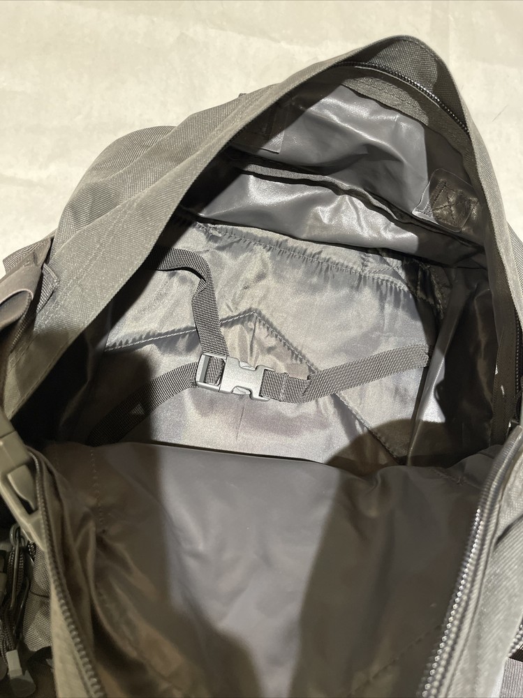 wolfTactix 39-64L Expandable Tactical Backpack Dark Gray Multi Compartments NEW