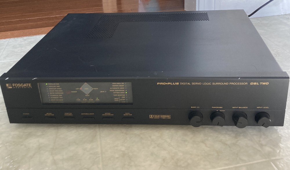 Fosgate Audionics Pro Plus Digital Servo Logic Surround Processor DSL Two DSL 2