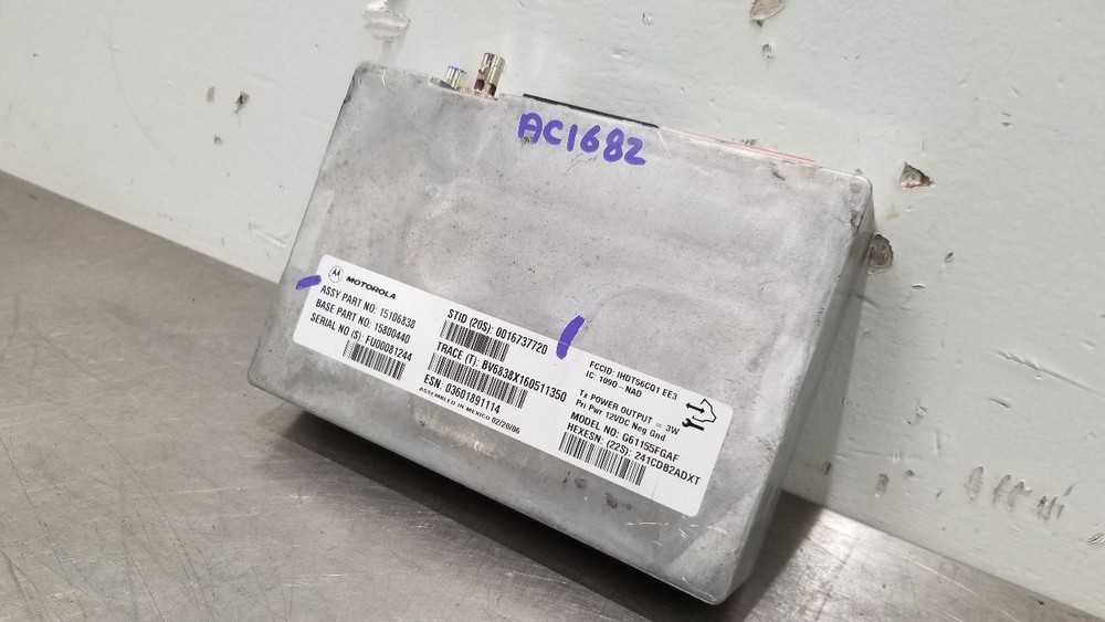 07 CHEVY TAHOE COMMUNICATION ONSTAR CONTROL MODULE 15106838