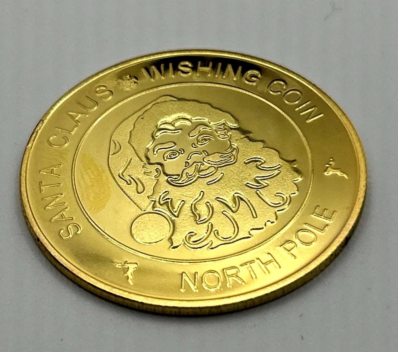 *SANTA CLAUS* North Pole Christmas Wishing Coins for Adults & Children
