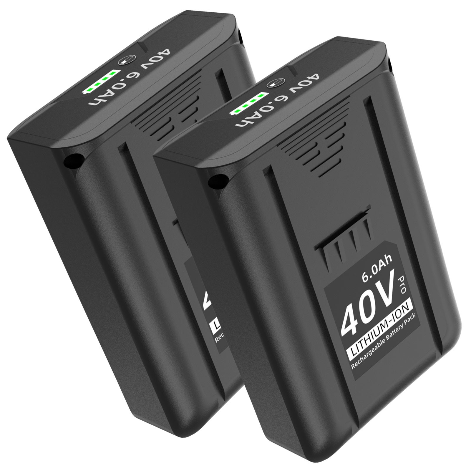 2 PACK For Kobalt 40V MAX 6.0 Ah Extended Run Li-Ion Battery KB540-06 KB440-03