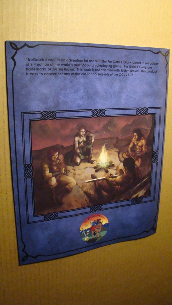 MODULE - TROLLBACK KEEP *NM 9.4* ADVANCED - DUNGEONS DRAGONS