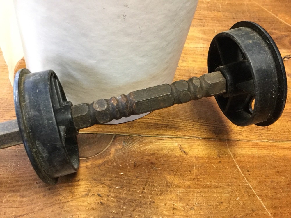 Burroughs Antique Adding Machine Paper Holder And Shaft With Spool