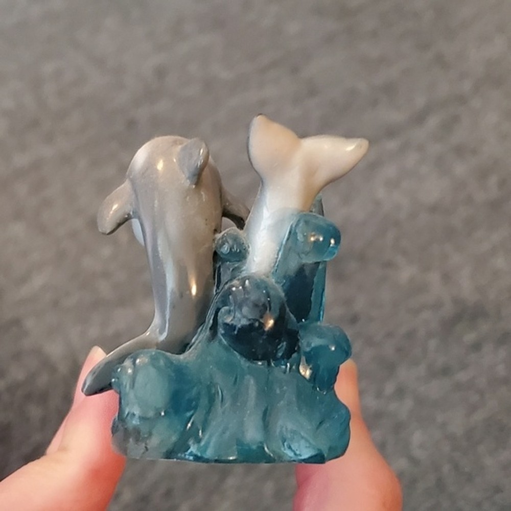 Paula's Cheerful Reflections dolphin figurine
