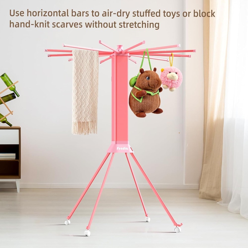 Clothes Drying Rack ​Foldable & ​Collapsible Drying Racks with 4-Leg Octopus