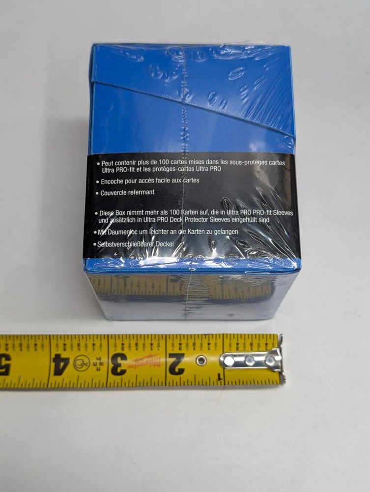 Ultra Pro Eclipse 100+ Deck Box with Locking Lid & Divider - Blue
