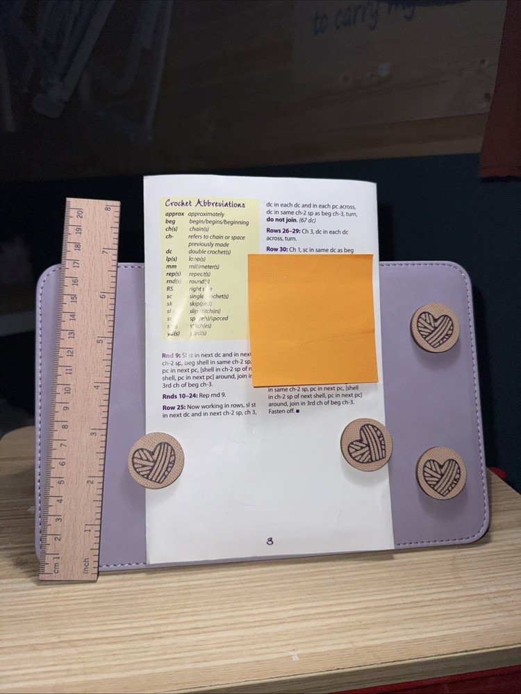 Magnetic Pattern/Recipe Holder, New