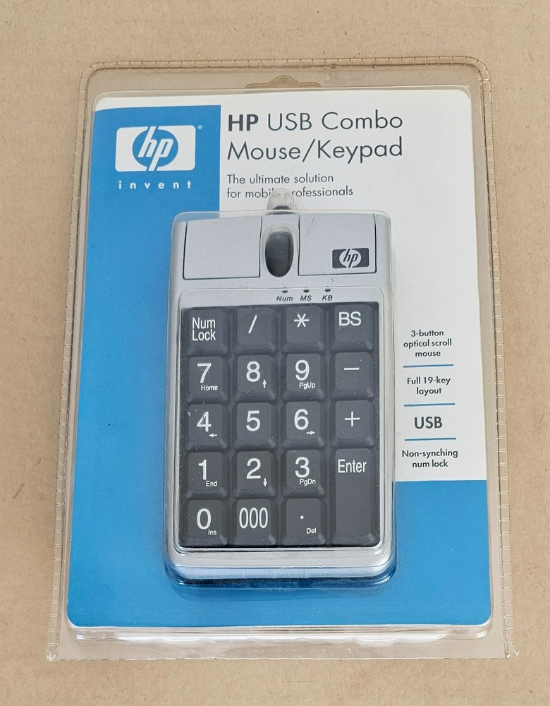 HP USB Combo Mouse/Keypad (PM103A#ABA), NEW IOB