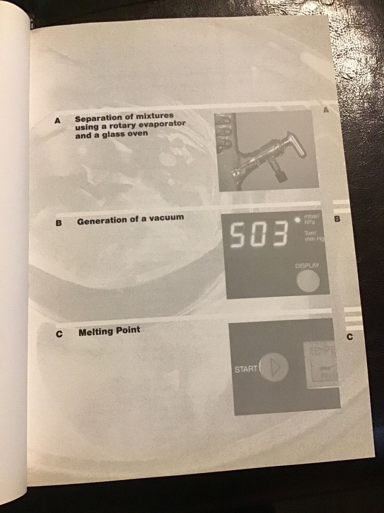 Buchi The Laboratory Assistant - Instruction Manual/User Guide, Second Edition