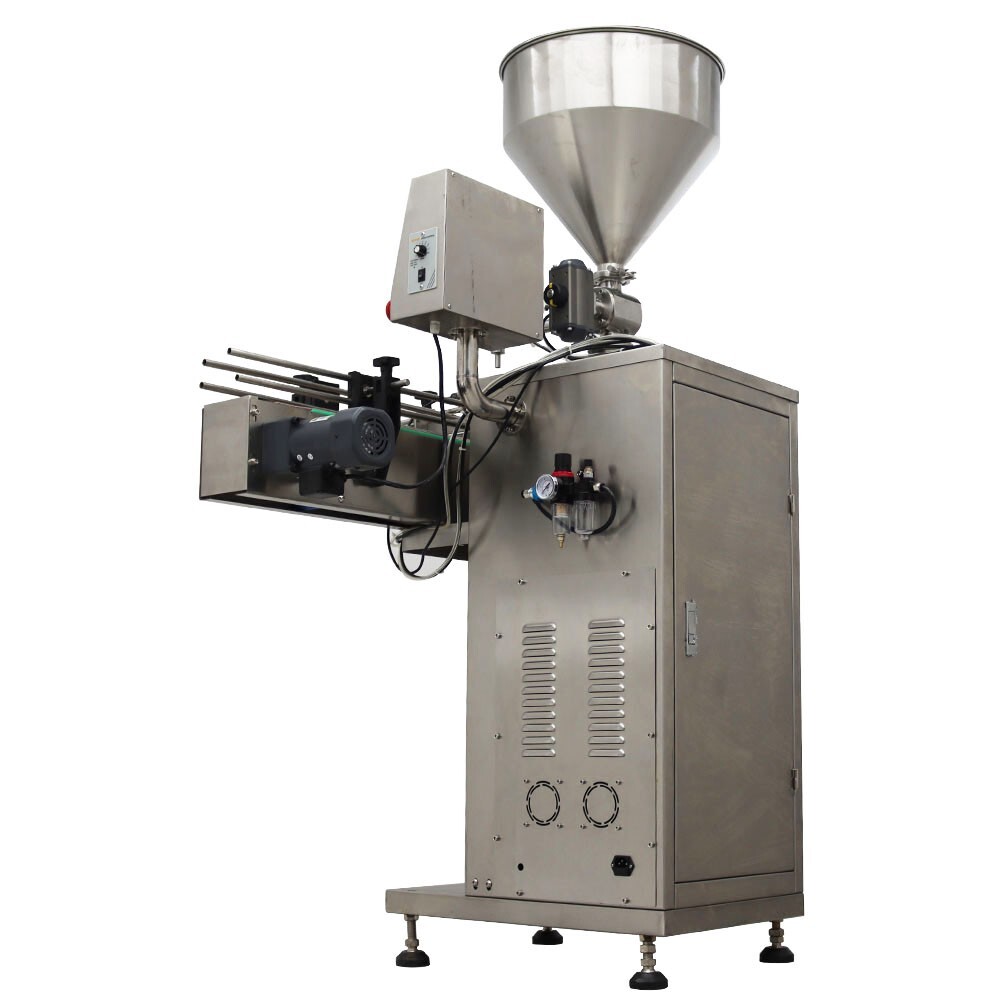 100-1000ml Automatic Servo Paste Liquid Filling Machine 110V 3.9" Bottle 1 Head