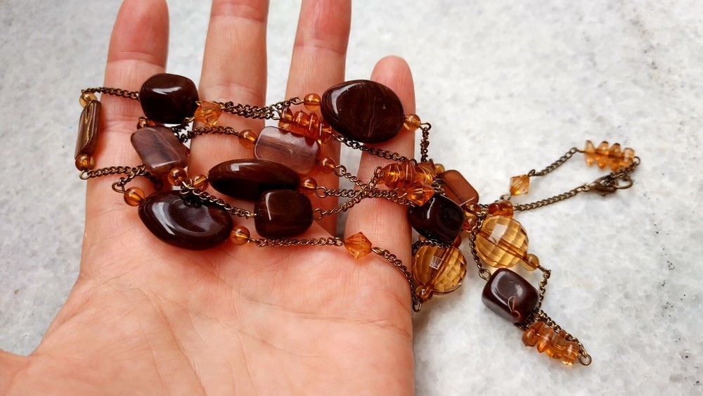 Vintage plastic necklace