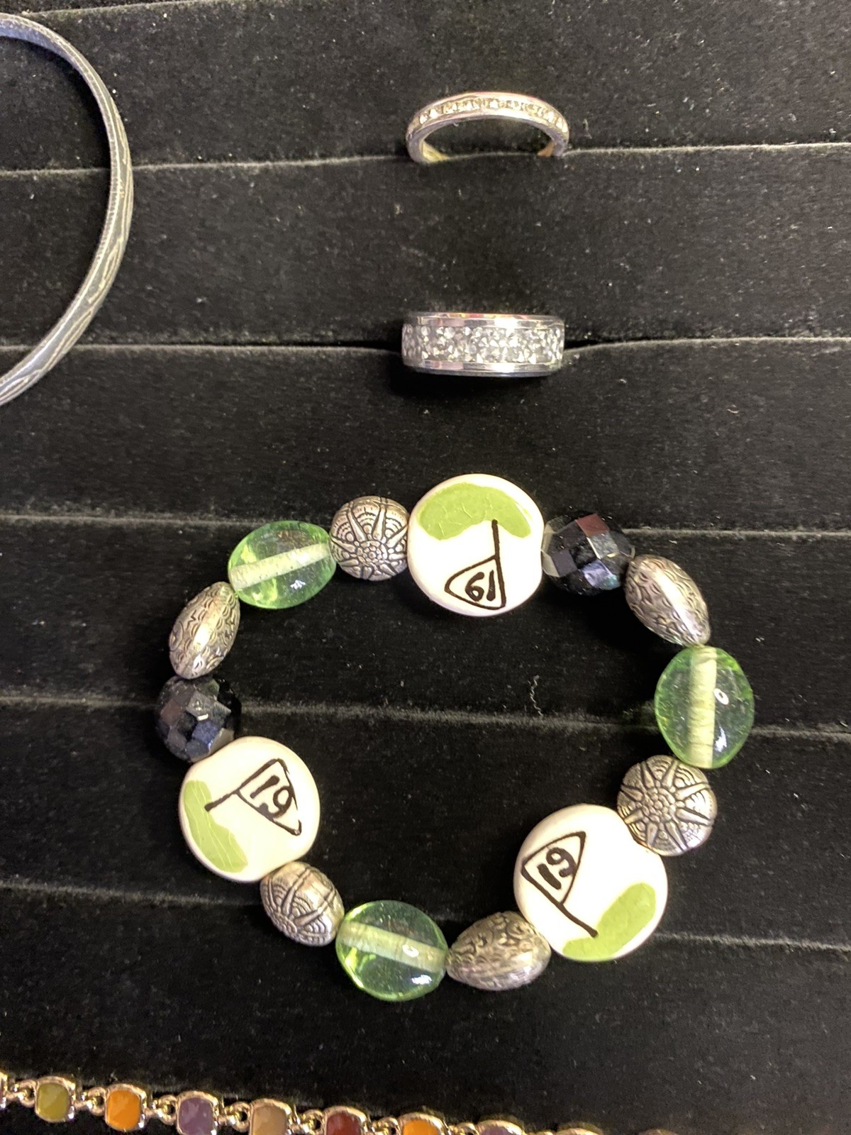 VTG - Modern Jewelry Bracelet Ring Lot Costume Silver And Gold Tone