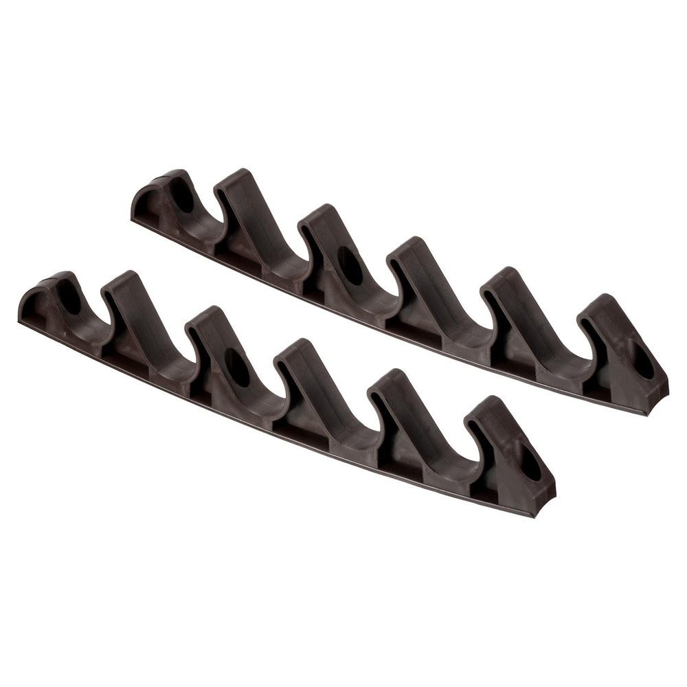 2pcs Chaise Adjustment Bracket, 5 Position Back Support Adjuster, Brown