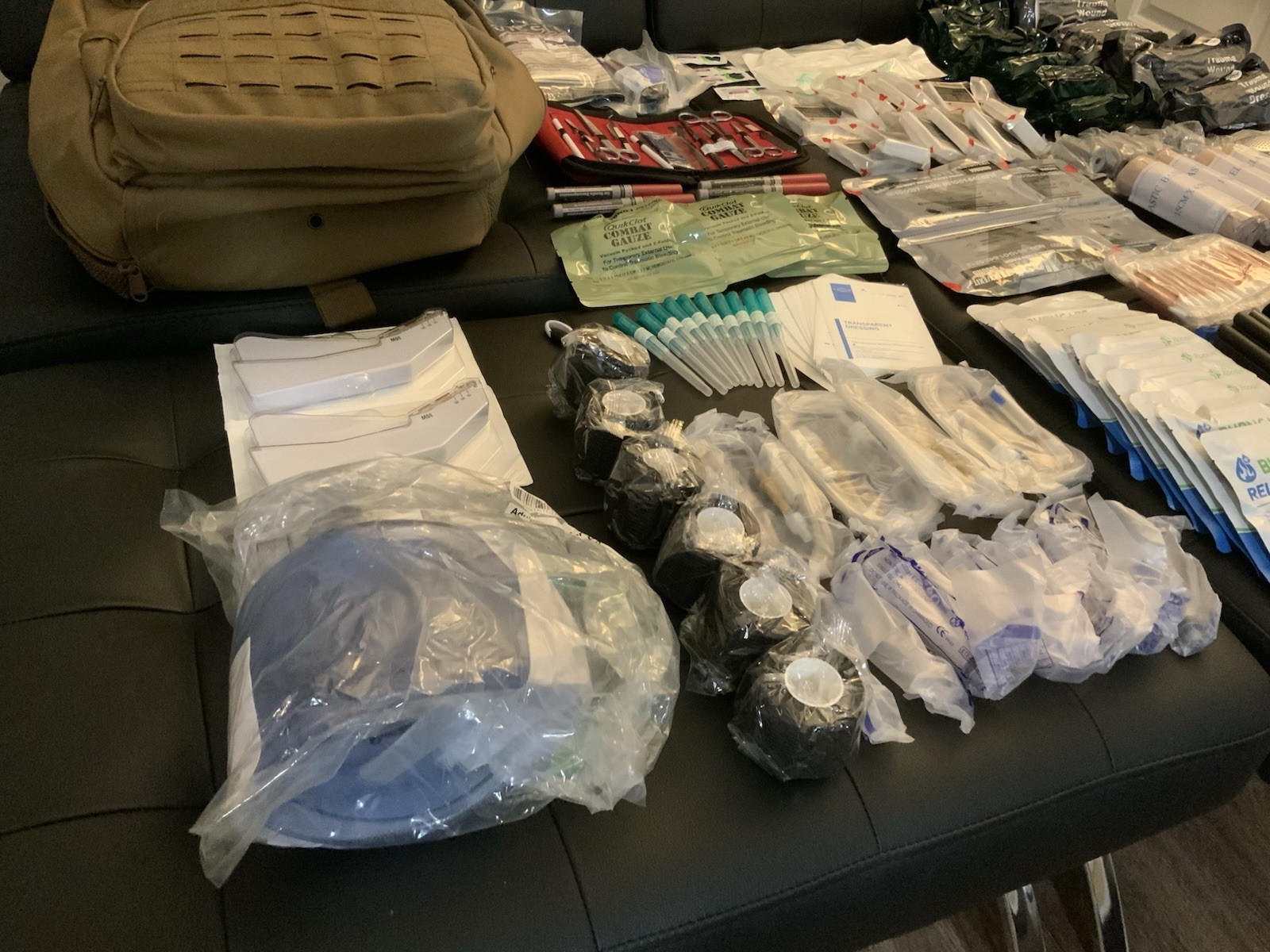 W1 Combat Medic Aid Bag (Stocked And Unexpired)- 322 Pieces