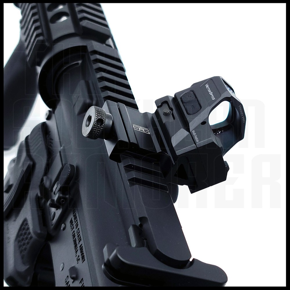 2 PC 45 Degree Offset Picatinny /Weaver Rail Mount Offset Side Rail for Laser