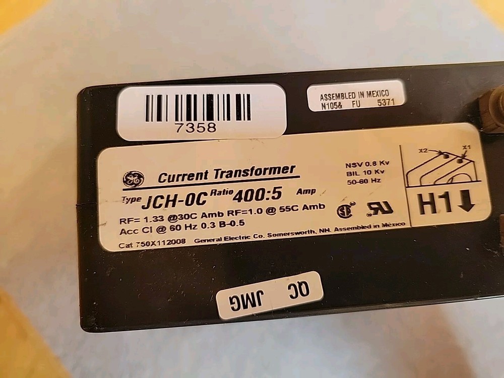 General Electric JCH-0C 400:5