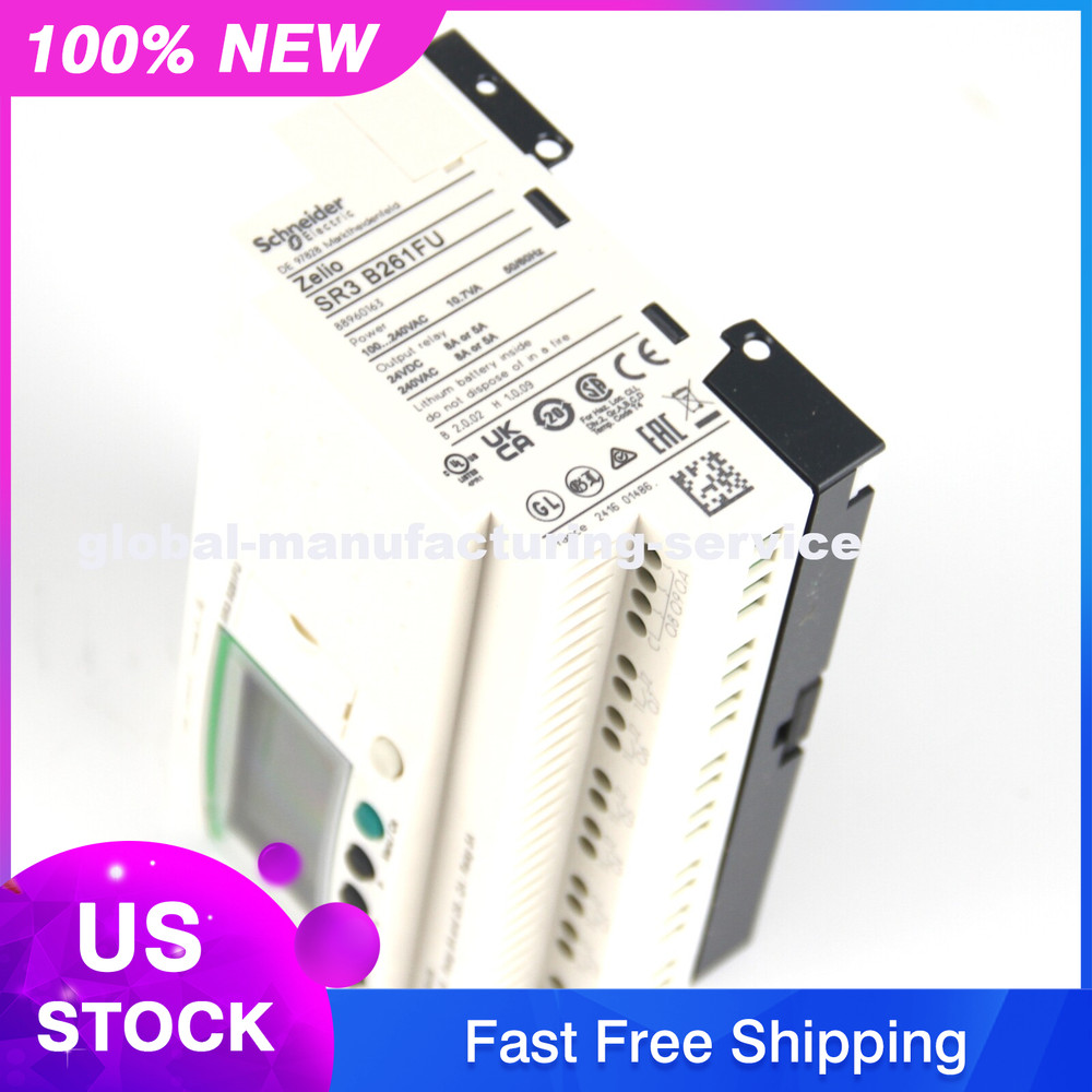 NEW Schneider SR3B261FU Relay Electric Extendable Modular PLC