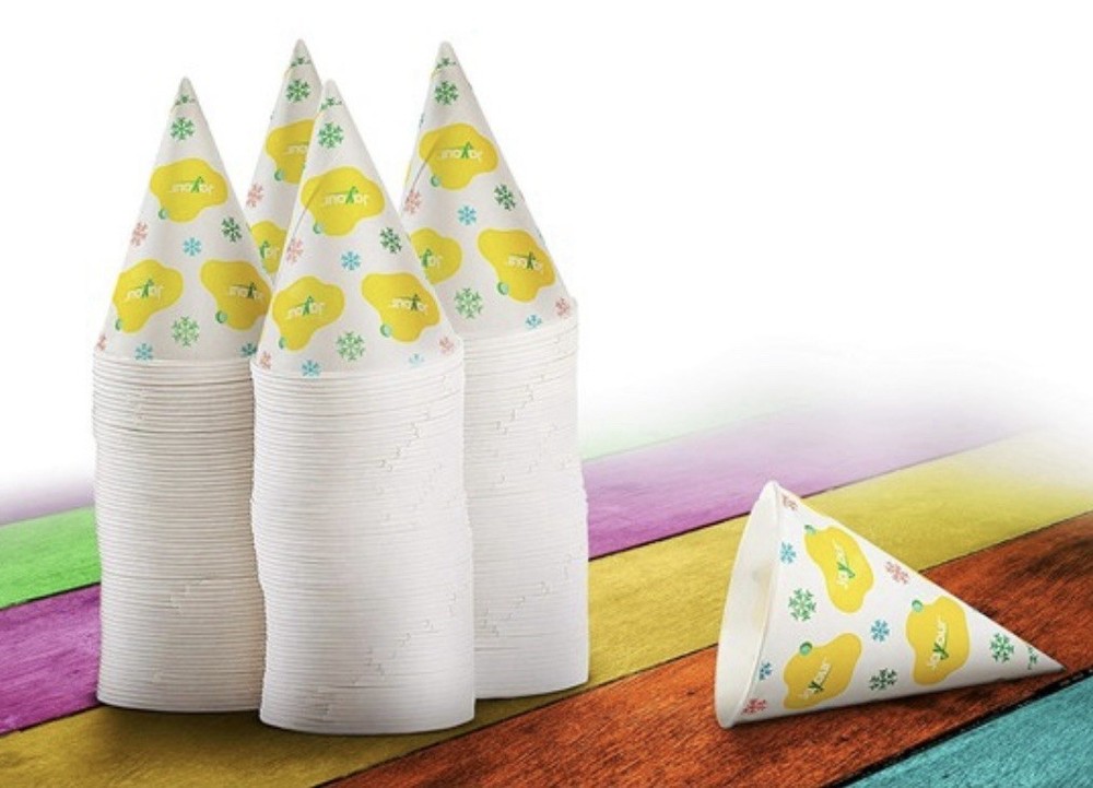220 Count Leak Proof Snow Cone Cups 6 Oz